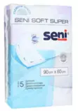 Seni alussuoja Super Soft 5kpl 90x60cm - Inkotinenssisuojat - 5900516690328 - 2
