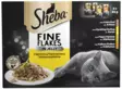Sheba Fine Flakes siipikarjalaj. 8x85g - Kissan märkäruoat - 4008429066108 - 1