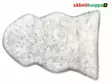 Tekoturkistalja 60x180cm valkoinen fox - Viltit - 6438159245098 - 1