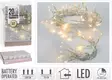 Valosarja 20 led ajastimella Lämmin valkoinen - Jouluvalot - 8719202599688 - 1