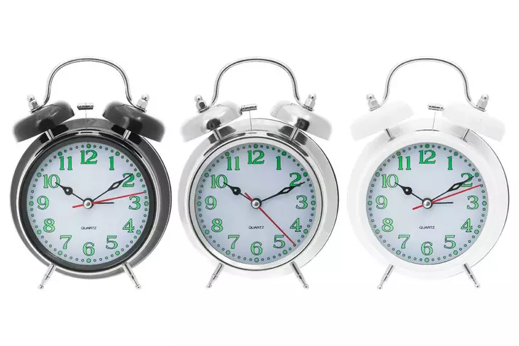 4living herätyskello hohtava 11cm - Herätyskellot - 6410413066458 - 1