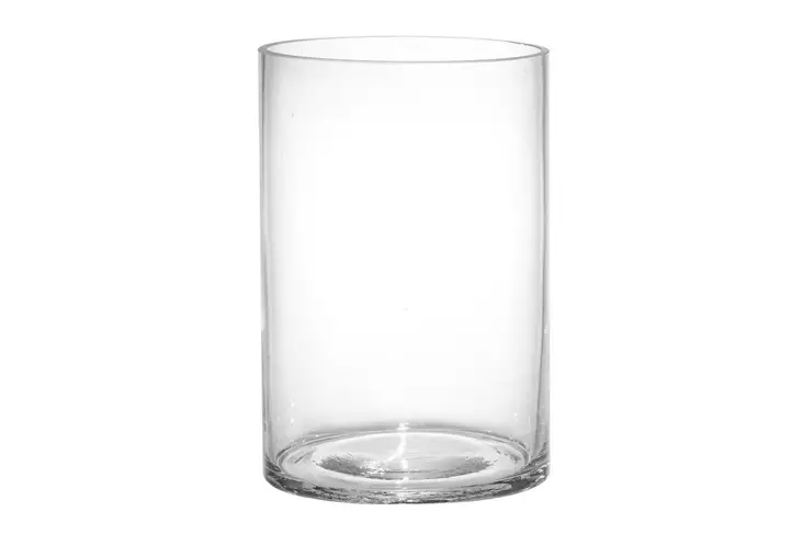 4living maljakko sylinteri kirkas 12x18 - Maljakot ja kynttilänjalat - 6410416241098 - 2