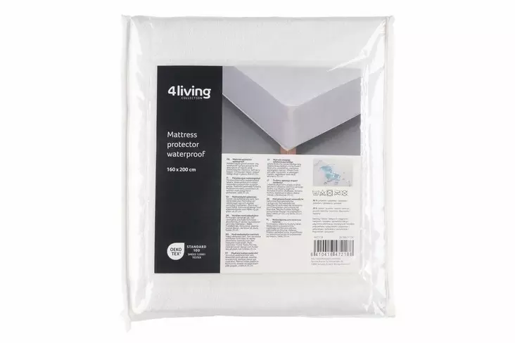 4 Living Patjansuojus nesteenpitävä 160x200 cm - Aluslakanat - 6410416472188 - 1