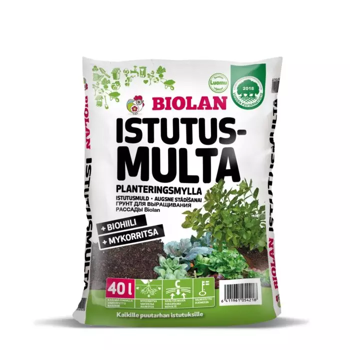 Biolan istutusmulta 40l - Mullat ja turpeet - 6411961054218 - 1