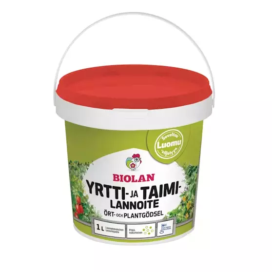 Yrtti- ja taimilannoite 1 l - Puutarhalannoitteet - 6411967054458 - 1