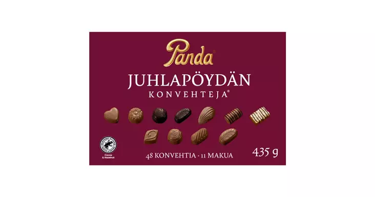 Panda Juhlapöydänkonvehteja 435G - Joulumakeiset - 6412500013468 - 1