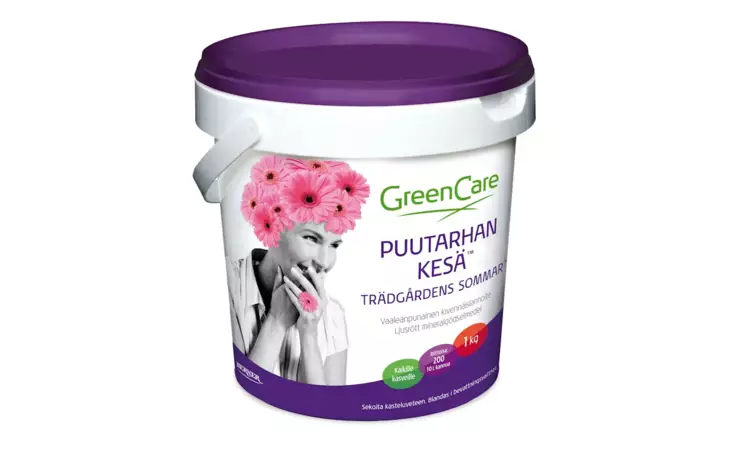 Greencare Puutarhan kesä 1kg - Puutarhalannoitteet - 6417610051218 - 1