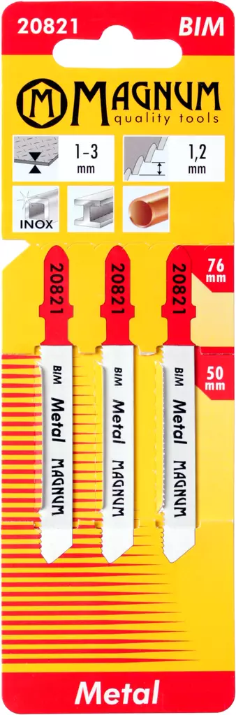 Pistosahanterä 3kpl BIM 1,2/76mm - Puukko-ja pistosahanterät - 6418868208218 - 1