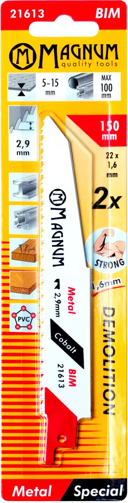 Puukkosahanterä 2kpl BIM 2,9/150mm - Puukko-ja pistosahanterät - 6418868216138 - 1
