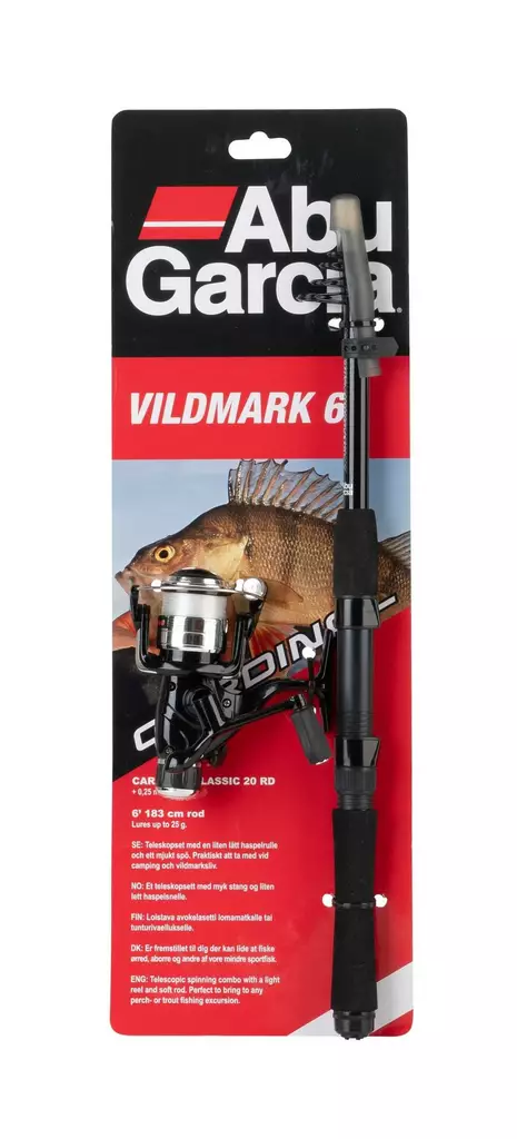 Abu Garcia Vildmark 6 telesk. avokelas. - Kalastussetit - 036282307308 - 1