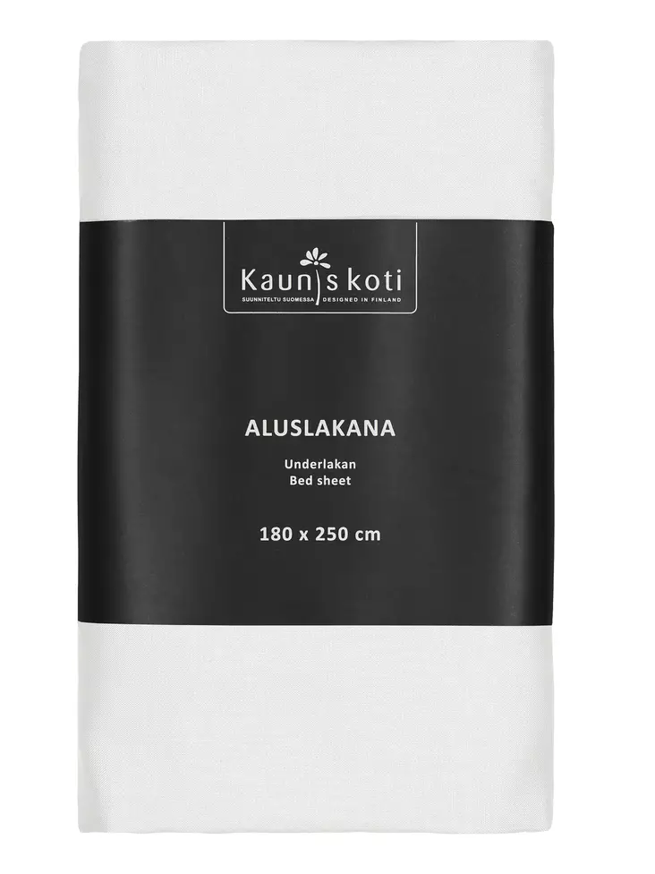 Aluslakana 180x250cm valkoinen - Aluslakanat - 6418349469718 - 1