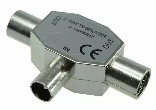 Antennin jakopistoke U/2N metalli - Antennijohdot ja kaapelit, antennit - 6438140981318 - 1