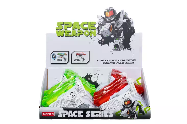 Ase valot ja musiikki 12cm - Leikkiaseet - 6410416099408 - 1