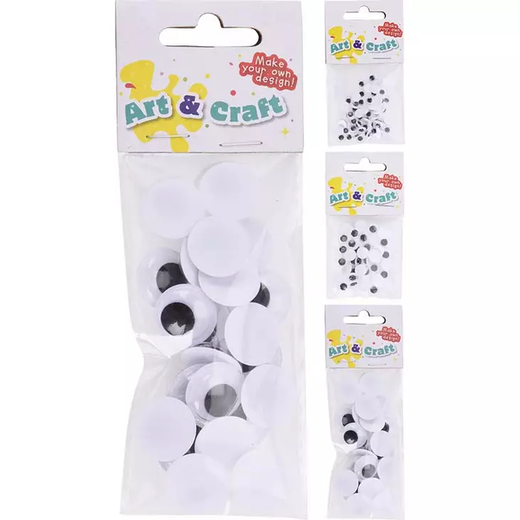 Askartelusilmät 6/8-18mm - Askartelukoristeet - 8719987799778 - 1