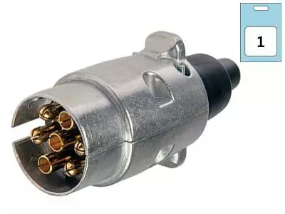 Autoline 7-nap. pistoke 12V - Peräkärryn valot - 6438255051678 - 1