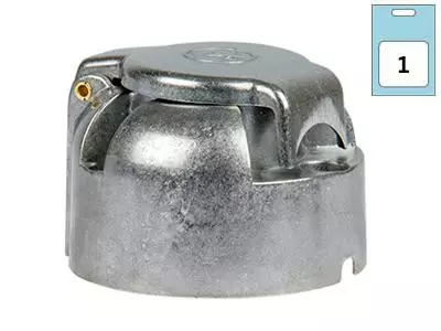 Autoline 7-nap. rasia 12V alum. - Peräkärryn valot - 6438255043178 - 1
