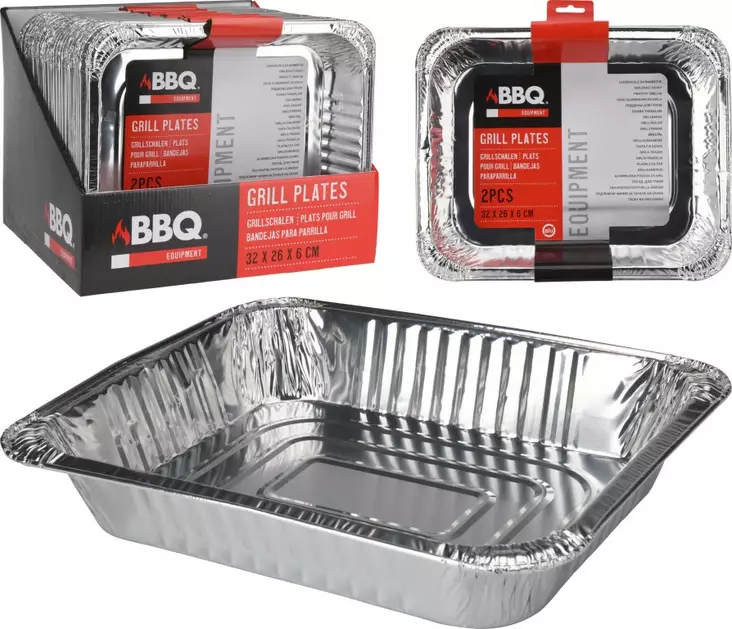 BBQ Alumiinivuoka 32X26X6CM - Grillaus- ja savustustarvikkeet - 8719202360998 - 1