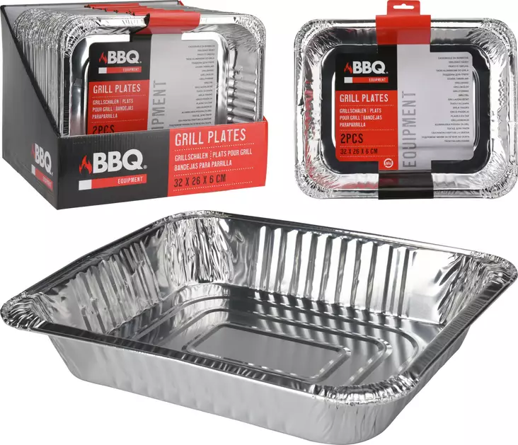 BBQ Alumiinivuoka 32X26X6CM - Grillaus- ja savustustarvikkeet - 8719202360998 - 1