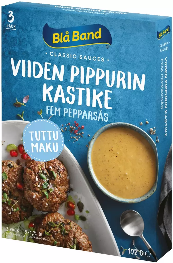 Blå Band Bistro Viiden Pippurin kastike - Kuivaruoka-aineet, keitot ja kastikkeet - 7322550030478 - 1