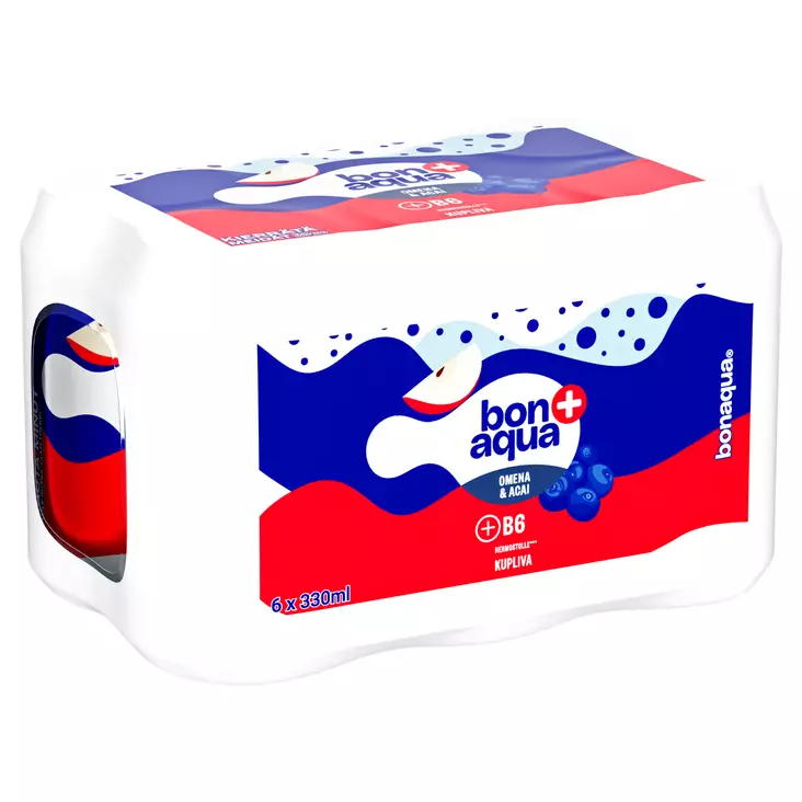 Bon aqua omena&acai+B6 6-pack - Lähdevedet ja kivennäisvedet - 6415600587518 - 1