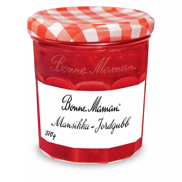 BONNE MAMMAN MANSIKKAHILLO 370G - Kissat - 3045320088618 - 1