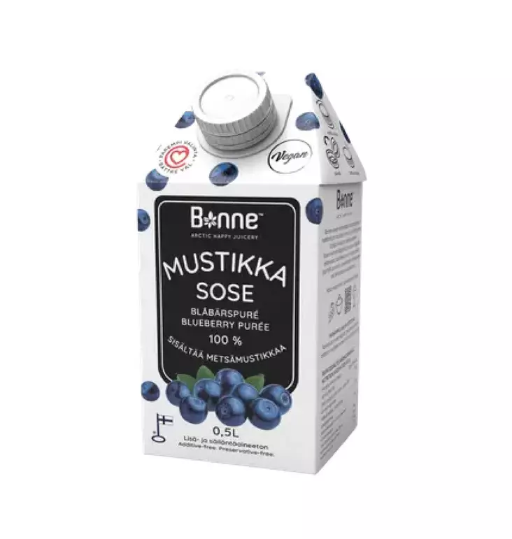 Bonne Premium Mustikkasose 100% 0,5l - Säilykkeet, hillot ja marmeladit - 6420610112018 - 1