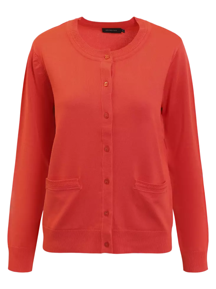 Brandtex neuletakki punainen - Naisten paidat ja puserot - 5713242312388 - 1