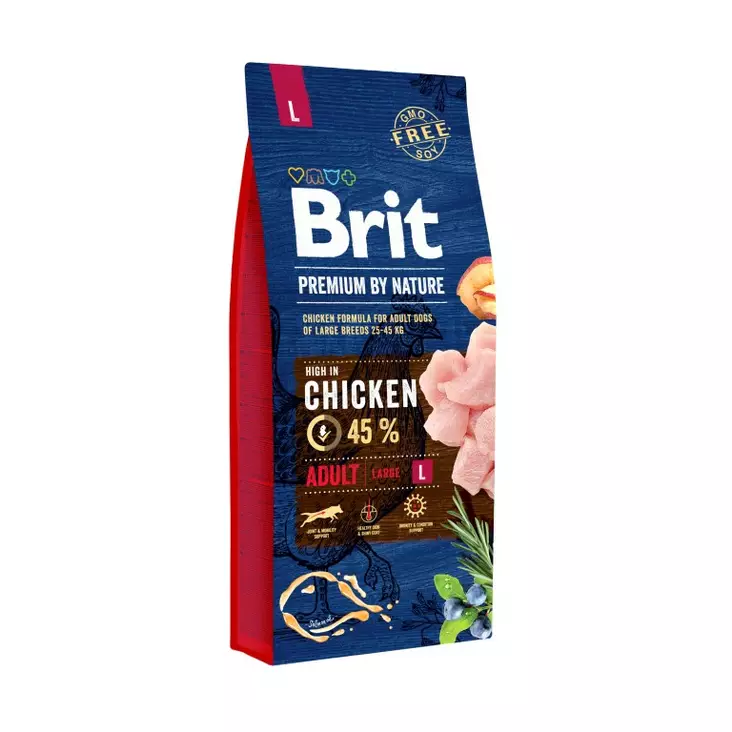 Brit PbN Adult L 15kg suuret koirat 15kg - Koiran kuivaruoat - 8595602526468 - 1