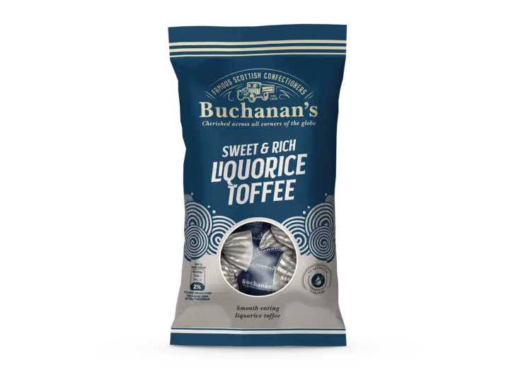Buchanan`s Lakritsitoffee 120g - Karkit - 5017375067328 - 1