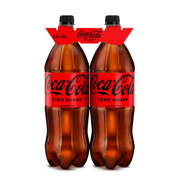 COCA-COLA ZERO 2-PACK - Virvoitusjuomat ja mixerit - 6415600502108 - 1