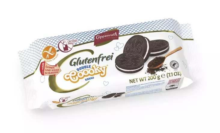 Coppenrath glut.double cooky kaakao - Keksit - 4006952005588 - 1
