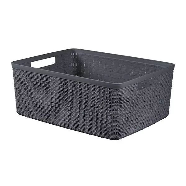 CURVER Jute kori 12l t.harmaa - Säilytyskorit - 3253921905078 - 1