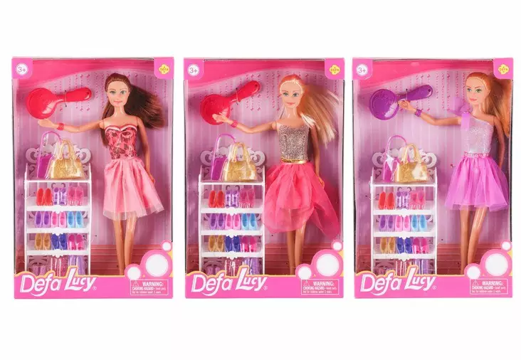 Defa lucy muotinukke kengät ja asusteet - Nuket ja tarvikkeet - 6410416060828 - 1