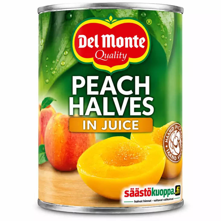 Del Monte 415/235g persikanpuolikas - Hedelmä- ja marjasäilykkeet - 024000124948 - 1