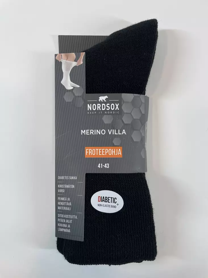 Nordsox merinovilla sukka 41-43 - Miesten sukat - 6438159061988 - 1