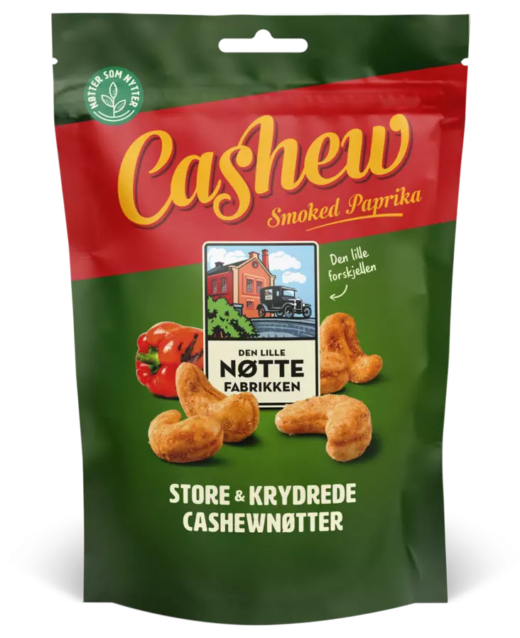 Dln Cashew smoked red pepper 150G - Pähkinät ja kuivatut hedelmät - 7041111145818 - 1