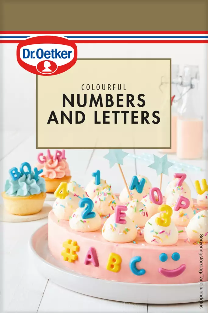 DR.OETKER NUMBERS AND LETTERS - Kissat - 5701073063958 - 1