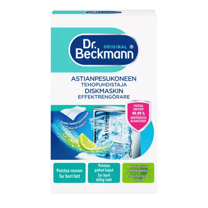 Dr Beckmann astianpesukoneen tehopuhdistaja 75g - Erikoispesuaineet - 4008455431918 - 1