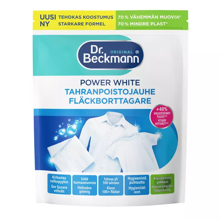 Dr Beckmann Power White Tahranpoistojauhe 400g - Erikoispesuaineet - 4008455610818 - 1