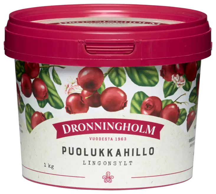 Dronningholm Puolukkahillo 1kg - Säilykkeet, hillot ja marmeladit - 6412000016938 - 1