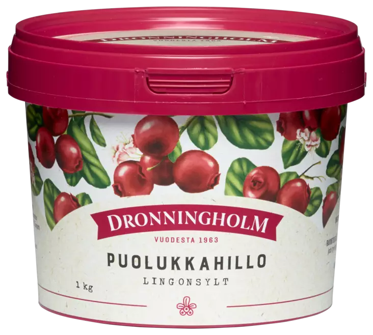 Dronningholm Puolukkahillo 1kg - Säilykkeet, hillot ja marmeladit - 6412000016938 - 1