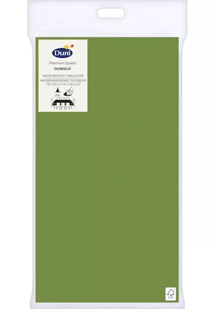 Duni Dunisilk Pöytäliina 138x220cm - Kertakäyttöpöytäliinat - 7321011858798 - 1