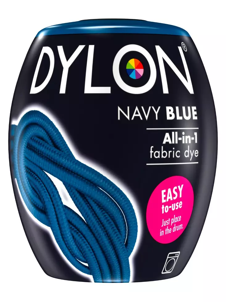 Dylon tekstiiliväri navy blue 08 350g - Konetekstiilivärit - 7332531092418 - 1