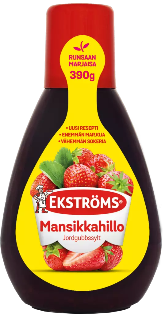 Ekströms mansikkahillo 390g - Hillot ja marmeladit - 6417800054708 - 1