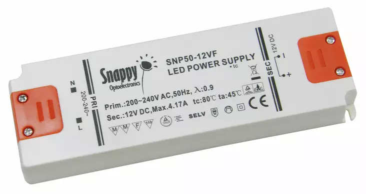 Electrogear led-muuntaja 12V 0-50W - Muut sähkötarvikkeet - 6438140438508 - 1