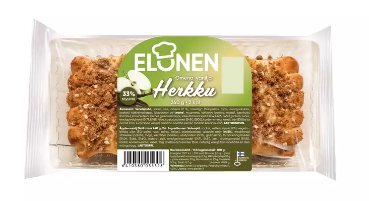 ELONEN OMENA-VANILJAHERKKU 240G - Kissat - 6410580035318 - 1