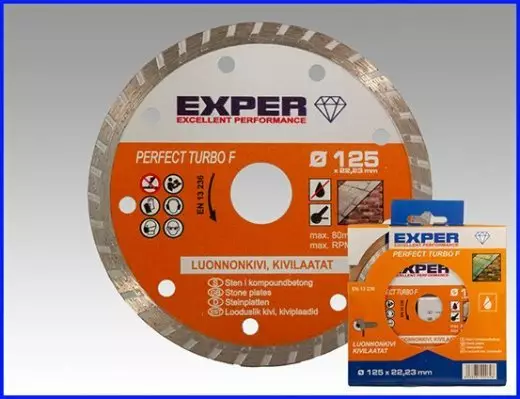 Exper timanttilaikka 125mm Turbo - Katkaisulaikat - 6438081000628 - 1