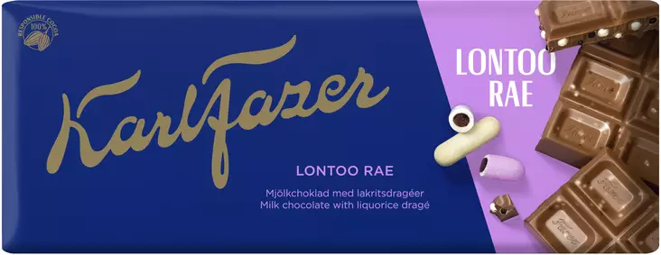 Fazer Lontoo rae suklaalevy 180g - Suklaat - 6416453014398 - 1