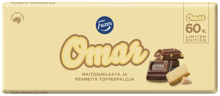 Fazer Omar maitosuklaa 180g - Suklaat - 6416453095168 - 1