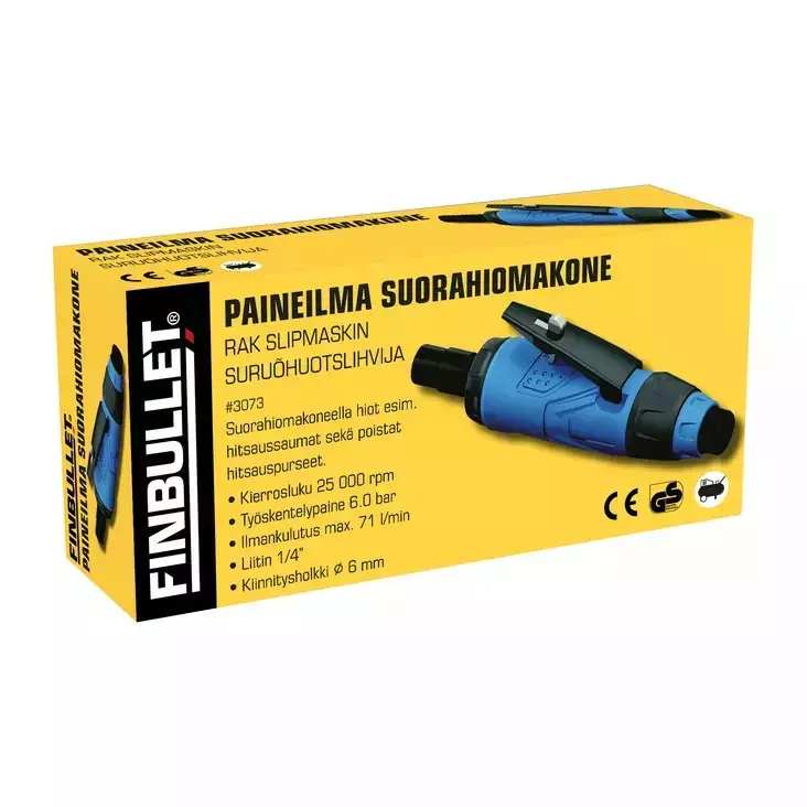 Finbullet Paineilma Suorahiomakone - Muut paineilmatyökalut - 6438152030738 - 1